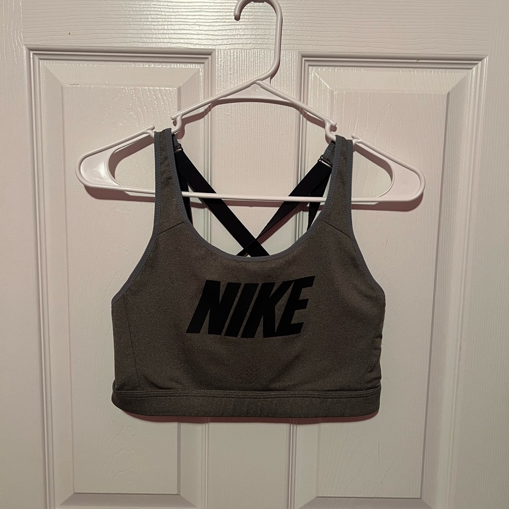 Nike Charcoal Gray Activewear Top
